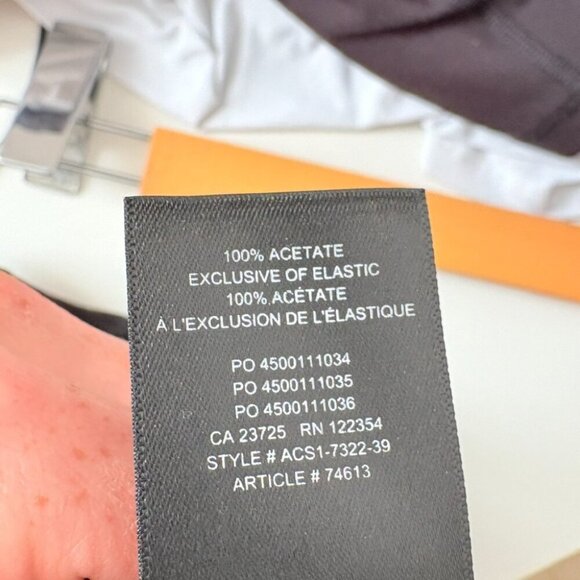 Aritzia Babaton Slip Satin Mini Skirt Black Size 6 - Picture 5 of 8